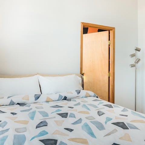 Playful, terrazzo-inspired bedsheets
