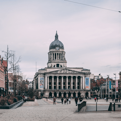 Walk into Nottingham's city centre in just ten minutes