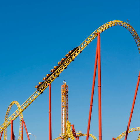 Thrill your senses at a theme park for the day