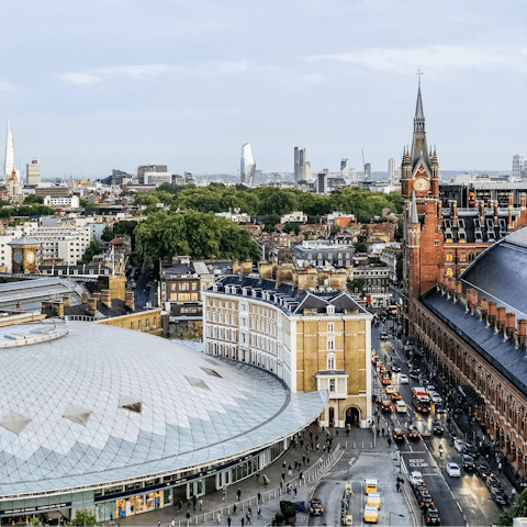 Stay in Kings Cross and explore Coal Drops Yard nearby