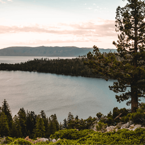 Put on your hiking boots and explore the beauty of Lake Tahoe