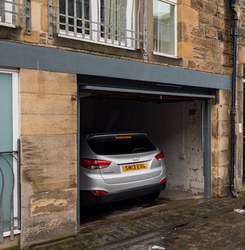 Make use of the private garage