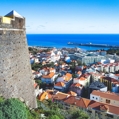 Explore Funchal, a five-minute stroll from this home