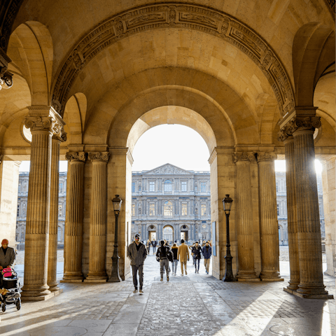 Begin your stay at the Palais Royal – a short walk away