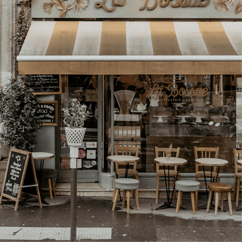 Savour the magic of Paris with a sweet treat in a local cafe 