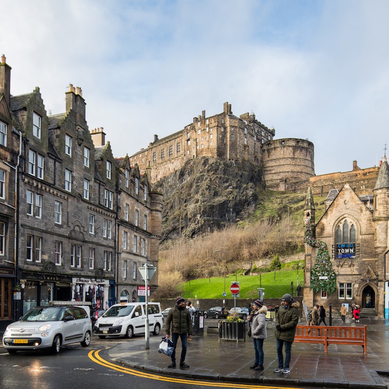 Enjoy the views of Edinburgh Castle from the windows – it's just a five-minute walk away