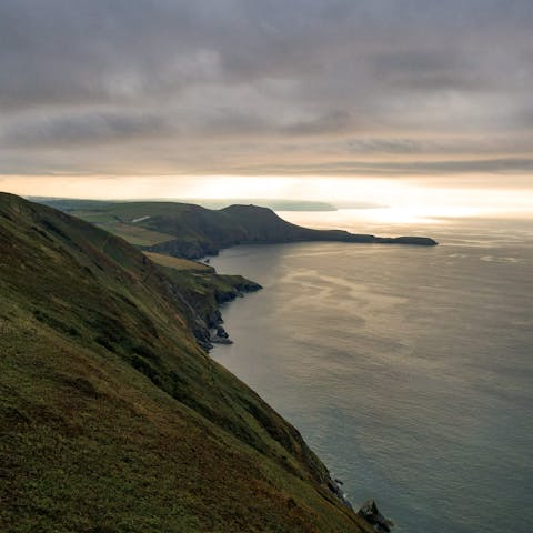 Feel on top of the world from this spectacular home in Ceredigion