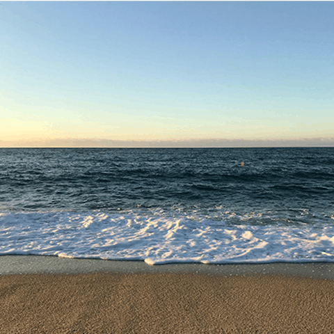 Splash in the sea at nearby Fornillo beach