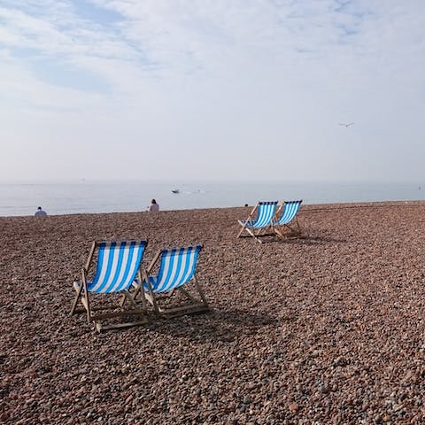 Hit the beach –⁠ Seaford is just a ten-minute drive away