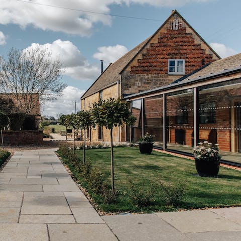 Stay in a beautifully converted barn in Gloucestershire