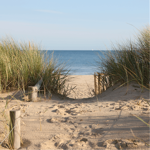 Spend long summer days at Carbis Bay beach, just outside your front door 