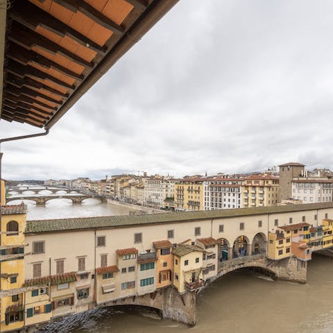 Views of the Ponte Vecchio