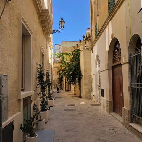 Tread the time-worn streets of Lecce straight from the front door