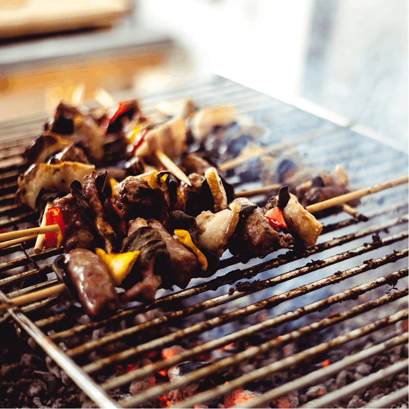 Fire up the balcony barbecue for an alfresco feast