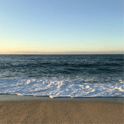 Stroll to Mades Beach, the nearest sandy stretch, 500 metres away