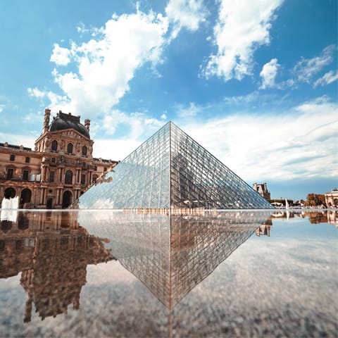 Spend the day at the Louvre, a twenty-minute walk away