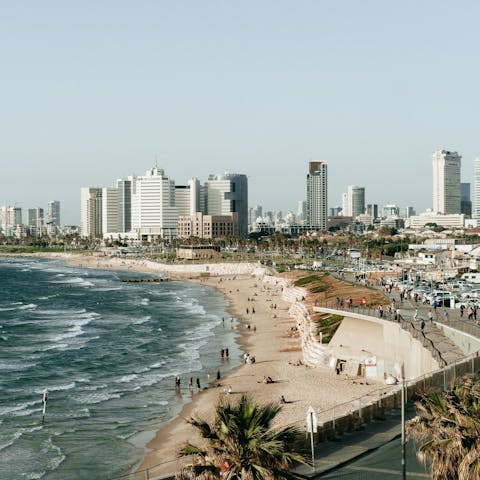 Explore the Old City of Tel Aviv, only a short drive up the coast