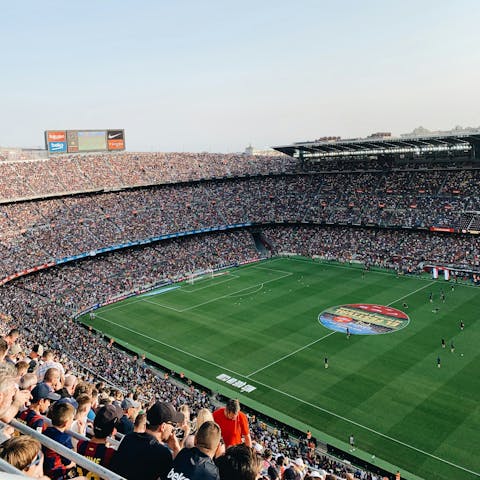 Catch a home game at Camp Nou, courtesy of your hosts