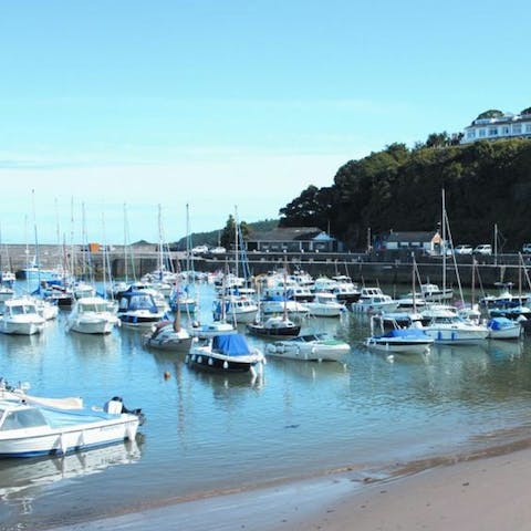 Embrace quintessential seaside charm from Saundersfoot