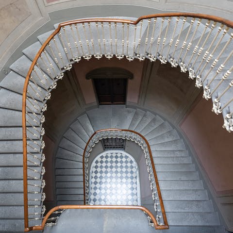 The beautiful staircase