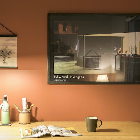 The collection of Hopper prints
