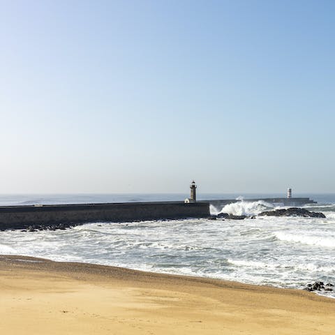 Walk the mere 180 metres to the golden sands of Praia do Carneiro