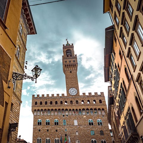 Visit Piazza della Signoria – a short four-minute walk from your door