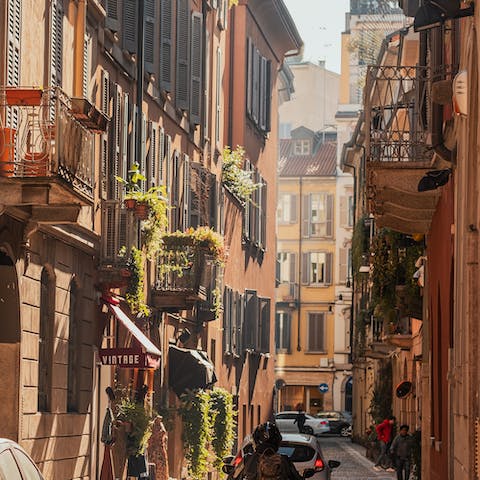 Wander through the charming streets of Milan to discover local hidden gems