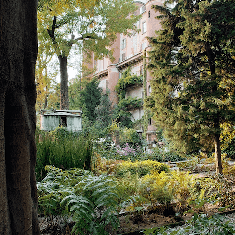Explore the eighteenth–century Brera Botanical Gardens, just a nine–minute walk away