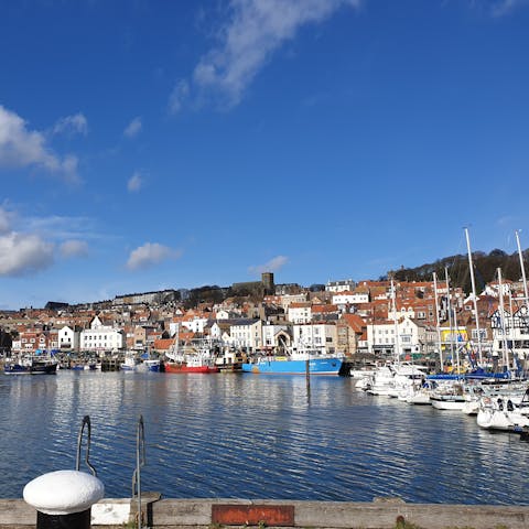 Take a walk down to the picturesque town of Scarborough 