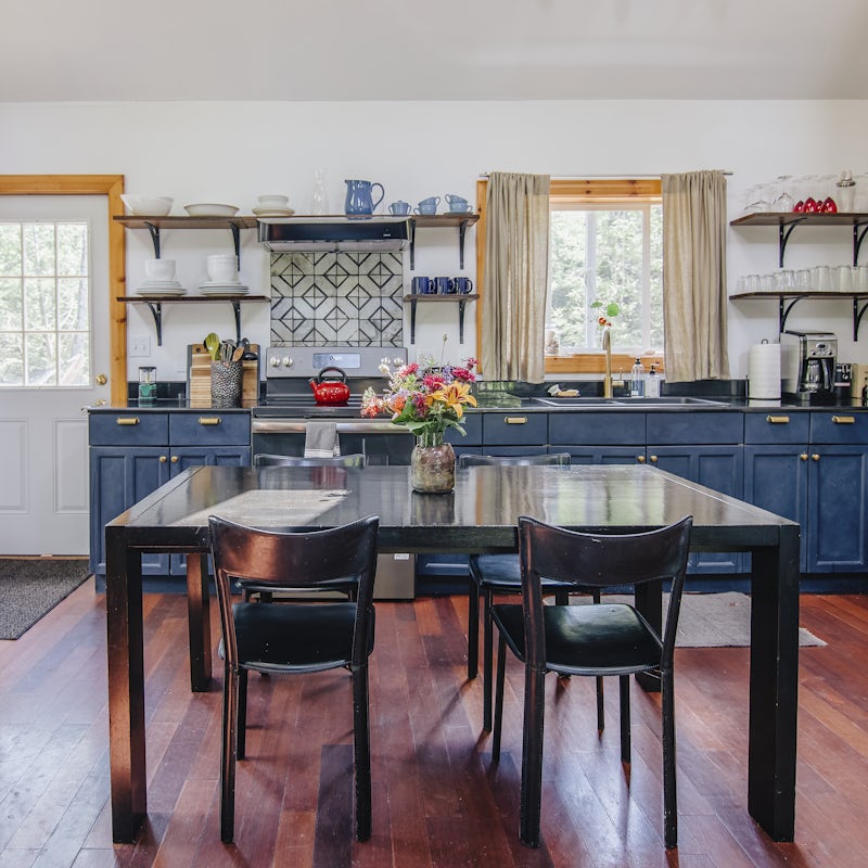 Gather for family meals in the stylish kitchen-diner