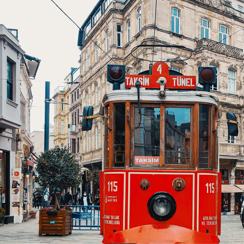 Get out onto the streets of Beyoğlu, Istanbul's eating, drinking and entertainment hub