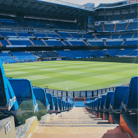 Watch world-class football at the Santiago Bernabeu