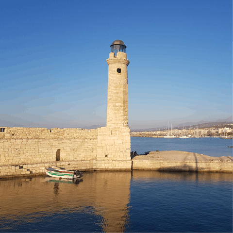 Spend a day in historic Rethymno – it's only 13km away