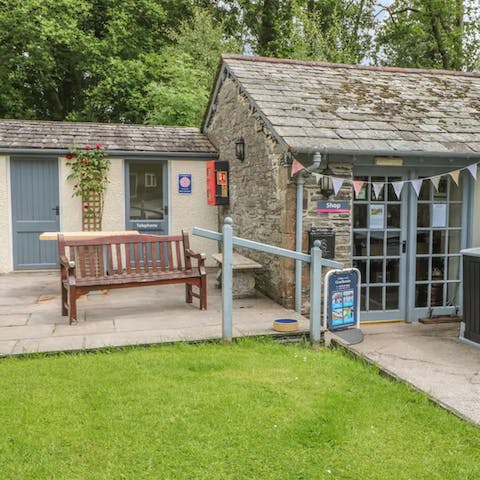 Nip along to the estate's farm shop to pick up some local goodies