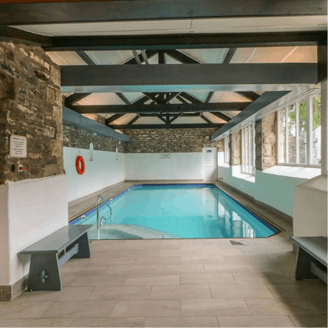 Book in for a splash about the estate's shared pool –⁠ just a ten-minute drive away
