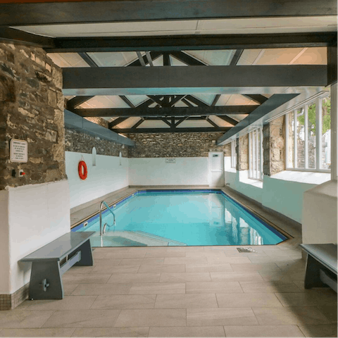 Book in for a splash about the estate's shared pool –⁠ just a ten-minute drive away