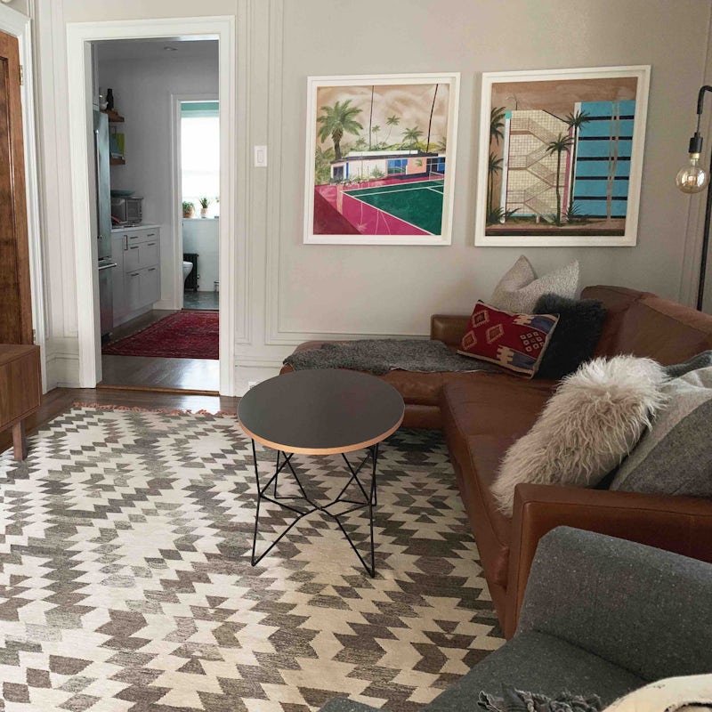 Snuggle up in the cosy living room