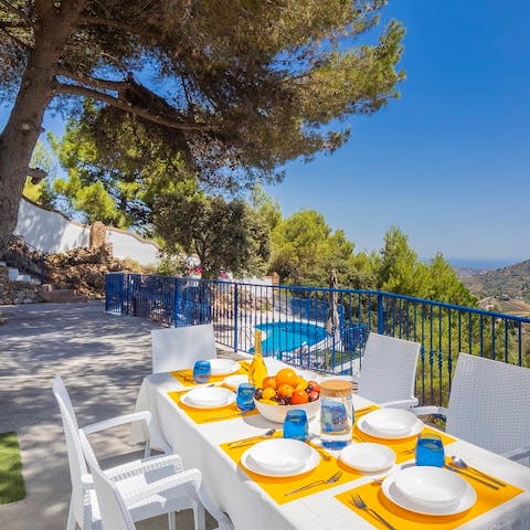 Pick up local delicacies and share a glass (or two) of local wine around the table