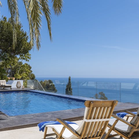Feel the height of relaxation while lounging by the pool