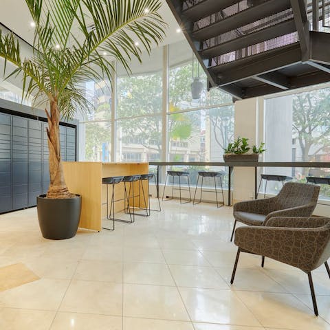 Keep on top of emails from in the co-working spaces