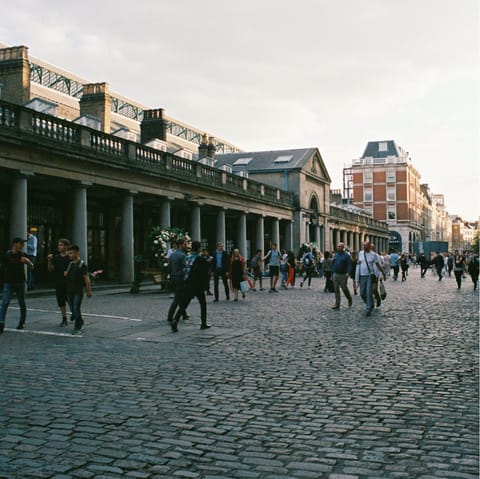 Enjoy a late lunch in one of Covent Garden's fantastic restaurants