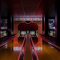 Play the game at a cool bowling alley