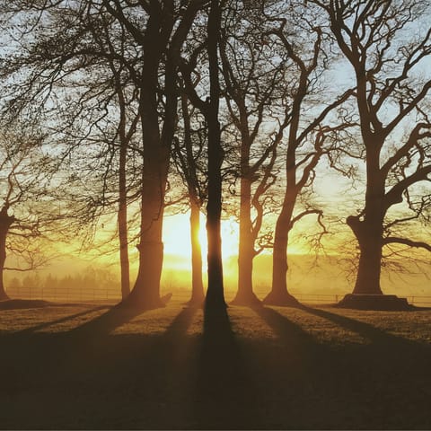 Put on your hiking boots and explore nearby Broadway Tower