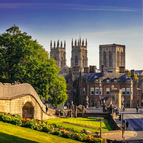 Discover the city of York – known for its Roman roots and Viking past