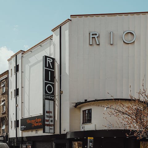 Catch an independent film at the Rio Cinema, less than a ten-minute walk away