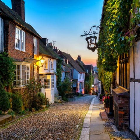 Explore nearby Rye's cobblestones streets