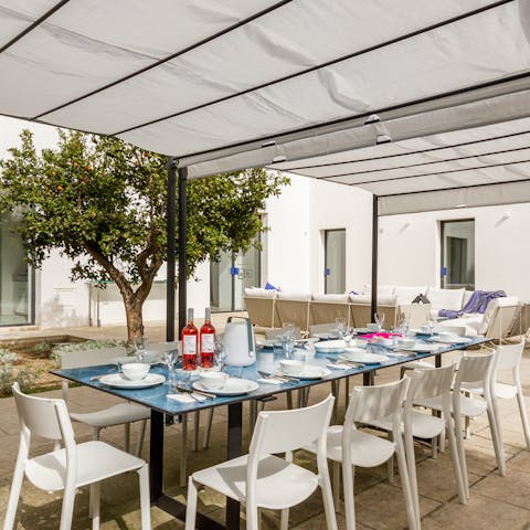Dial up a private chef and host an alfresco evening meal beneath the stars