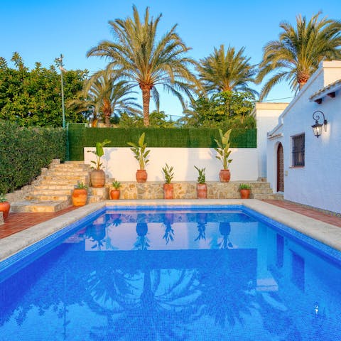 Chill out in the pool when you're not venturing around the Costa Blanca