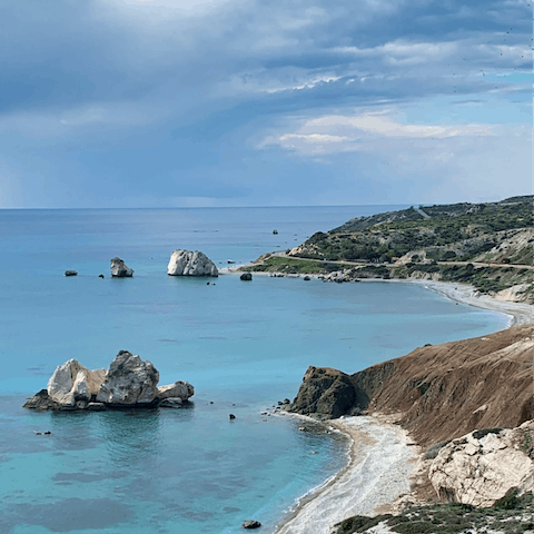 Stay in Coral Bay, just a short drive from the resort town of Paphos